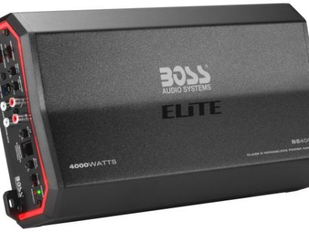 BE4000D Boss Elite 4000 Watt Monoblock Class D Amplifier Hot on Sale