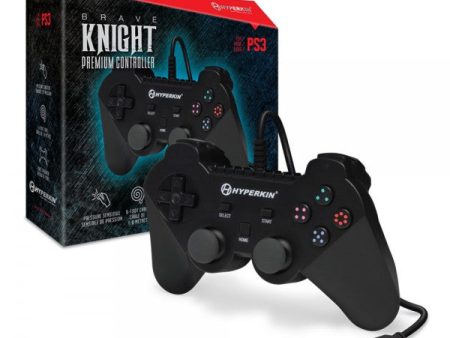 M07304BK Brave Knight Premium Controller For PS3  PC  Mac Black For Sale