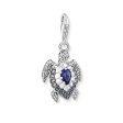 Thomas Sabo Sterling Silver Blue Spinel Turtle Charm For Sale