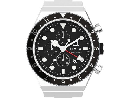 Timex Q TW2V69800 GMT Chronograph Mens Watch Cheap