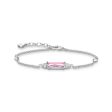 Thomas Sabo Sterling Silver Heritage Pink CZ 16-19cm Bracelet Hot on Sale