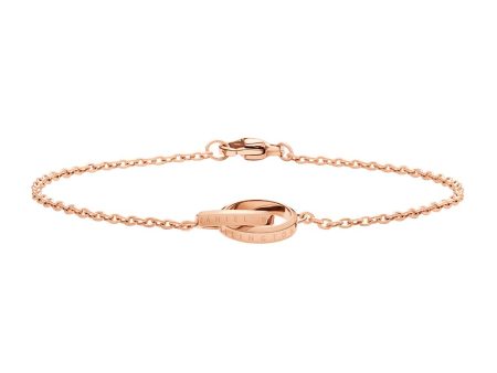 Daniel Wellington Rose Gold Plated Stainless Steel Elan Unity 165mm Bracelet For Sale