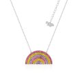 Streets Paddle Pop White Gold Plated Stainless Steel Rainbow Crystal 45+7cm Chain Supply