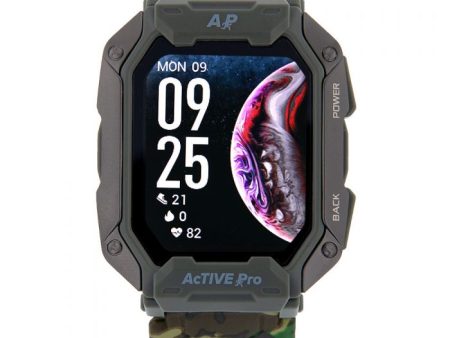 Active Pro Smart Watch Army Green Edition Online