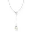 Thomas Sabo Magic Garden Sterling Silver Fresh Water Pearl 40-45cm Y Chain For Discount