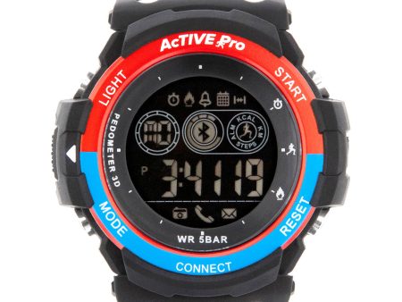 Active Pro 1702 Bluetooth Black Sports Watch Cheap