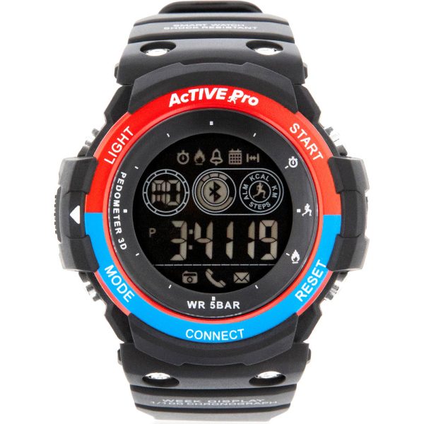 Active Pro 1702 Bluetooth Black Sports Watch Cheap