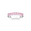 Thomas Sabo Sterling silver Heritage Pink Cubic Zirconia Ring Cheap