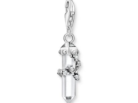 Thomas Sabo Sterling Silver Charm Club Crystal Charm Hot on Sale