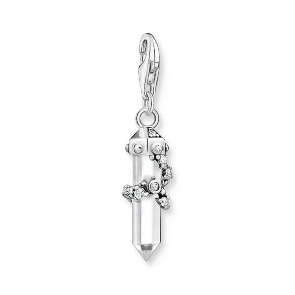 Thomas Sabo Sterling Silver Charm Club Crystal Charm Hot on Sale