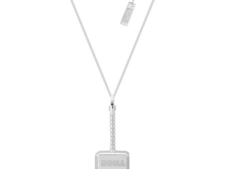 Disney Sterling Silver Thor Hammer Pendant On 60cm Chain Discount