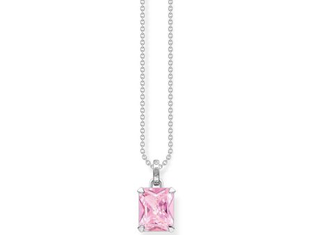 Thomas Sabo Sterling Silver Heritage Pink Stone 40-45cm Chain Online