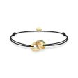 Thomas Sabo Sterling Silver Gold Plated Togather Txtl Rainbow Adjustable Bracelet Sale