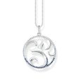 Thomas Sabo Sterling Silver Ocean Dolphin Tail Cubic Zirconia Pendant on 45cm Chain Online now