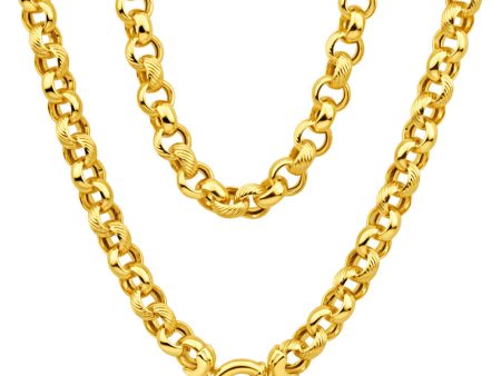 9ct Alluring Yellow Gold Belcher Chain Fashion