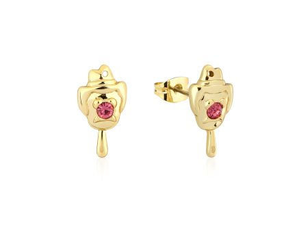 Streets Bubble O Bill Gold Plated Stainless Steel Crystal Nose Stud Earrings Supply