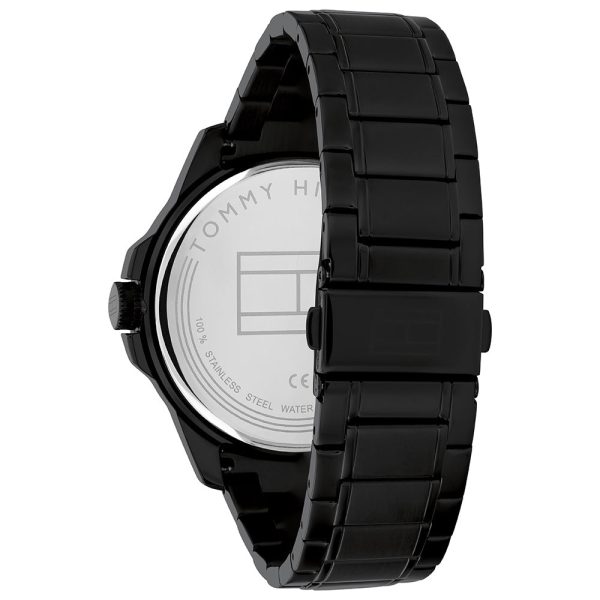 Tommy Hilfiger 1710471 Tony Black Stainless Steel Mens Watch Online Hot Sale