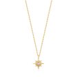 Ania Haie Gold Plated Sterling Silver Midnight Star Pendant On Chain on Sale