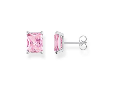 Thomas Sabo Sterling Silver Heritage Pink Cubic Zirconia Stud Earrings For Discount