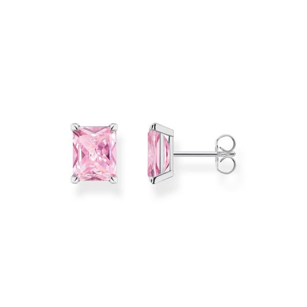 Thomas Sabo Sterling Silver Heritage Pink Cubic Zirconia Stud Earrings For Discount