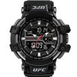 TimexUFC TW5M51800 Combat Black Silicone Mens Watch Hot on Sale