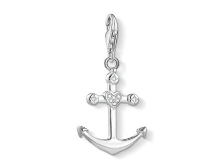 Thomas Sabo Sterling Silver Charm Club Faith Love Hope CZ Charm Discount