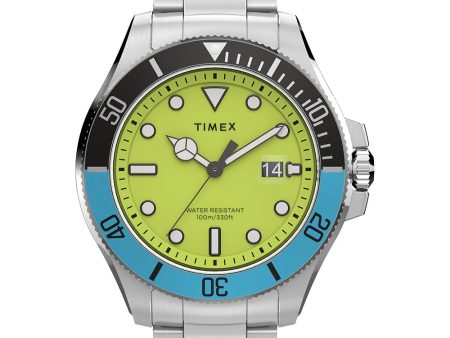 Timex TW2V65300 Harborside Coast Stainless Steel Mens Watch Cheap