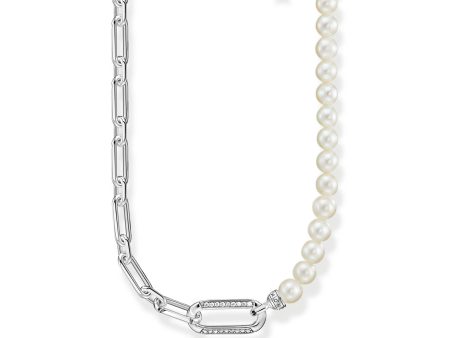 Thomas Sabo Heritage Sterling Silver Pearls On 40-45cm Chain Sale