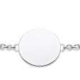 Thomas Sabo Engrav Sterling Silver Small Disc 16-19cm Bracelet Online