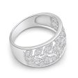 Sterling Silver Zirconia Pattern Ring Online