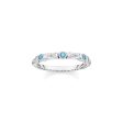 Thomas Sabo Sterling Silver Mystic Island Turquoise Cubic Zirconia Ring Online Hot Sale