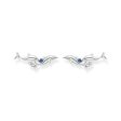 Thomas Sabo Sterling Silver Ocean Dolphin Blue Cubic Zirconia Earrings Online Hot Sale