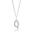 Sterling Silver Cubic Zirconia Initial  Q  Pendant Online Hot Sale