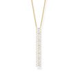 Thomas Sabo Heritage Gold Plated Sterling Silver CZ Bar on 40-45cm Chain Online Sale