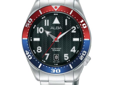 Alba AS9K39X1 Stainless Steel Mens Watch Online now