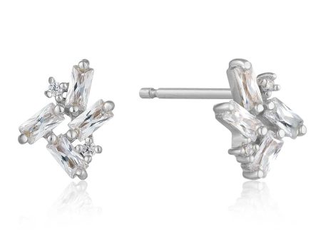 Ania Haie Sterling Silver Glow Getter Cluster Stud Earrings For Cheap