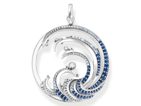 Thomas Sabo Blue Cubic Zirconia Pendant Fashion