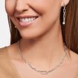 Thomas Sabo Heritage Sterling Silver Cubic Zirconia On Anchor 40-45cm Chain Sale