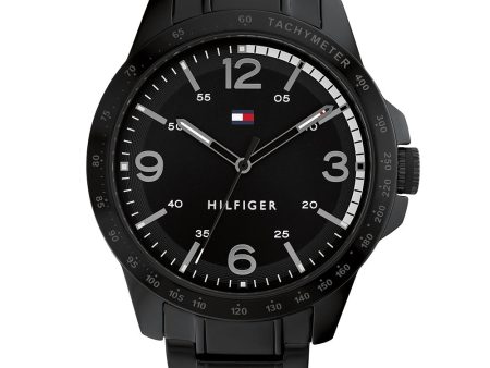 Tommy Hilfiger 1710471 Tony Black Stainless Steel Mens Watch Online Hot Sale