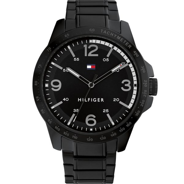 Tommy Hilfiger 1710471 Tony Black Stainless Steel Mens Watch Online Hot Sale