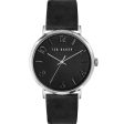 Ted Baker BKPPGF113 Phylipa Black Leather Mens Watch Fashion