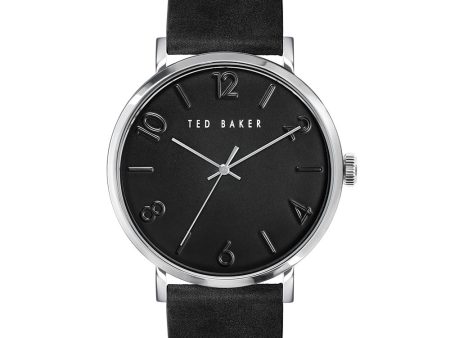 Ted Baker BKPPGF113 Phylipa Black Leather Mens Watch Fashion