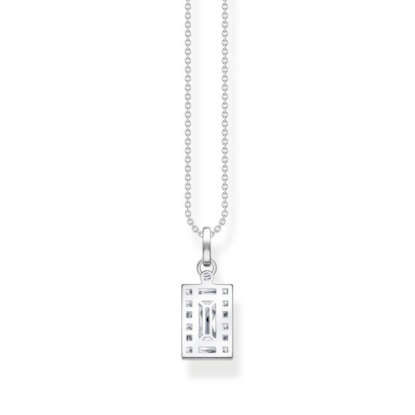 Thomas Sabo Heritage Sterling Silver CZ Pendant on 40-45cm Chain Cheap