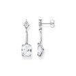 Thomas Sabo Heritage Sterling Silver CZ Drop Earrings Fashion