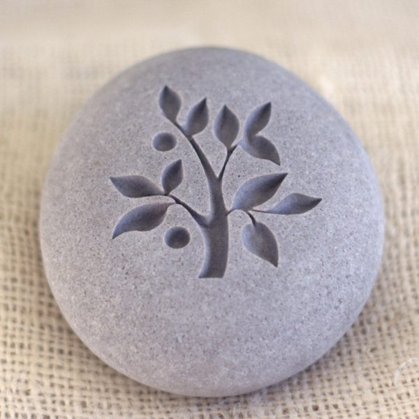 TREE OF LIFE - Double sided engraved wedding stone - Wedding gift - Home decor Online now