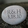 Oathing Stone - neo classic design - for wedding, anniversary or commitment by SJ-Engraving Online Sale