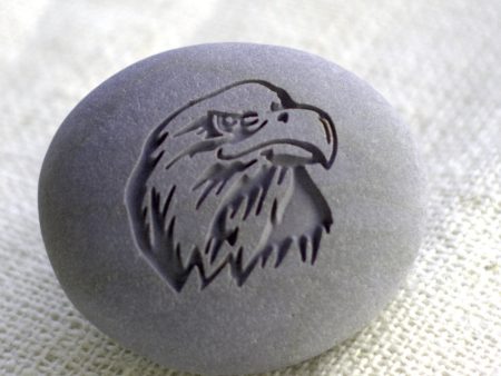 Eagle - Home Decor paperweight collections - Ready to Ship - engraved stone by SJ-Engraving Discount