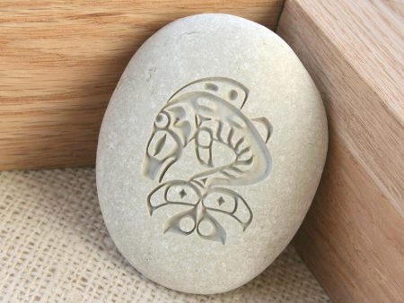 Whale - Native American fine art - stone art paperweight For Cheap