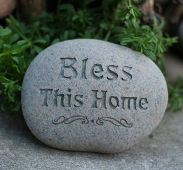 Bless this Home - Garden stone - Housewarming gift - Ready to ship on Sale