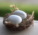 OUR NEST -  personalized love nest engraved with names - gift for couple in love Hot on Sale